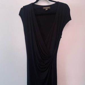 Black Tommy Bahama Clara Faux Wrap Dress